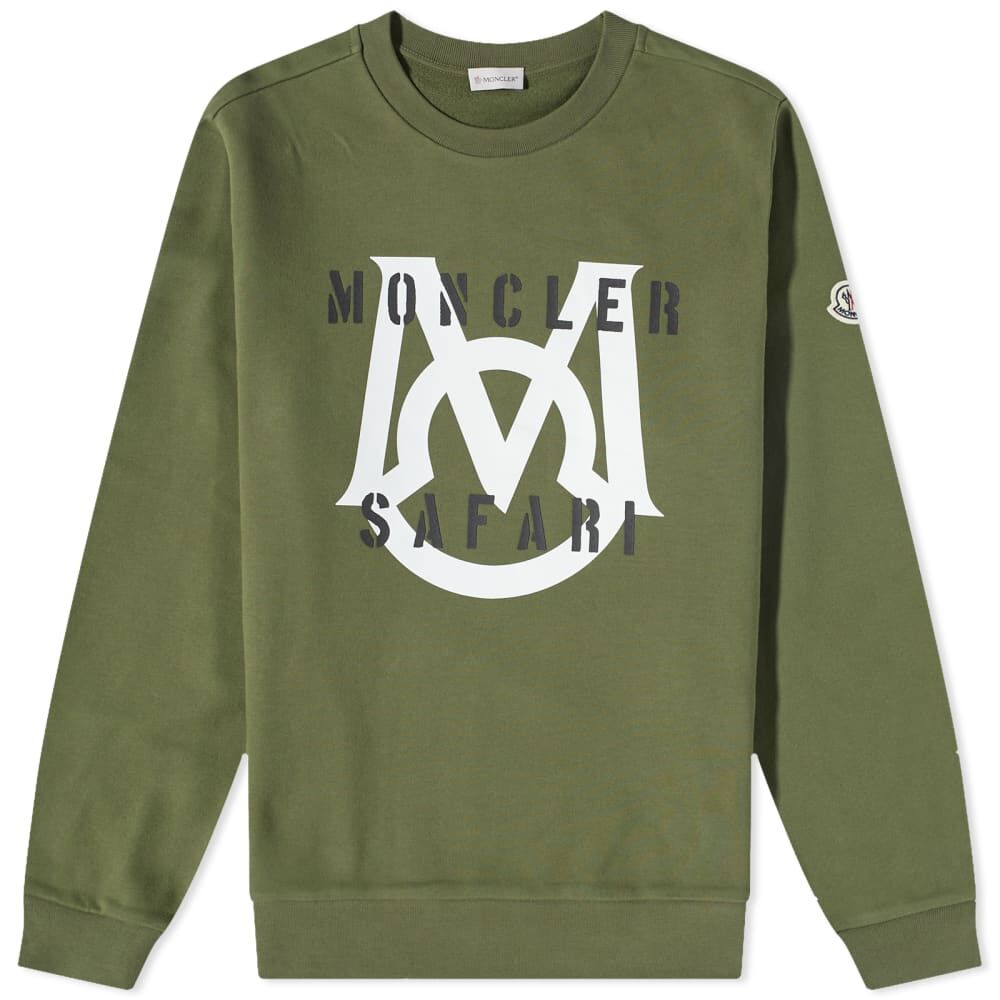 Толстовка Moncler Large M Crew Sweat 8G000-35-899WC-875 | Green фото 1