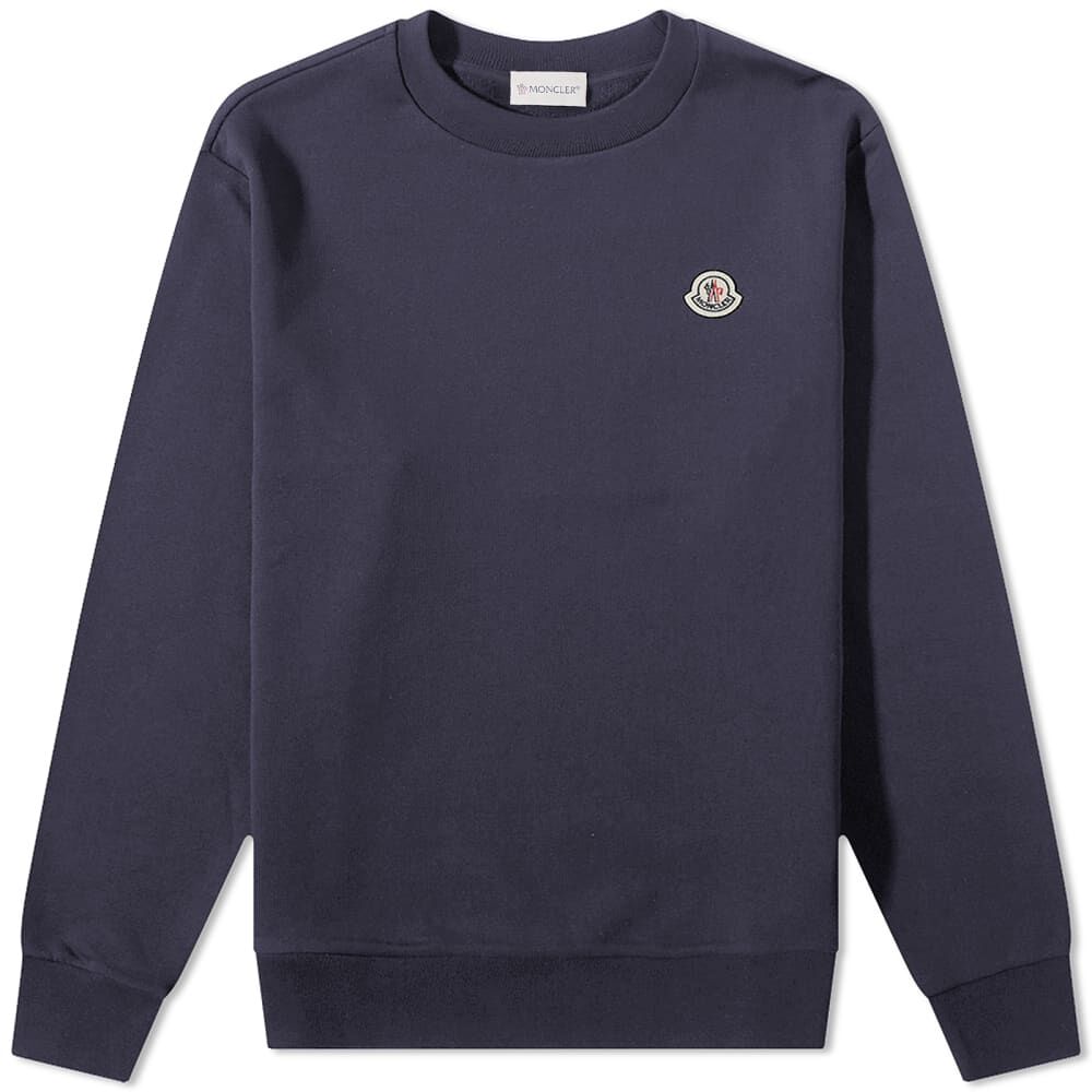 Толстовка Moncler Logo Crew Sweat 8G000-53-809KR-778 | Navy фото 1