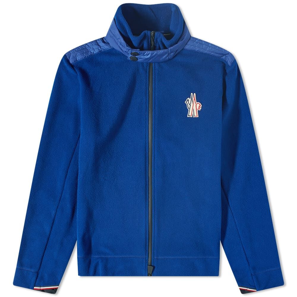 Толстовка Moncler Grenoble Tricolour Zip Fleece 8G700-00-80093-755 | Navy фото 1