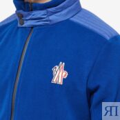 Толстовка Moncler Grenoble Tricolour Zip Fleece 8G700-00-80093-755 | Navy фото 2