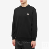 Толстовка Moncler Logo Crew Sweat 8G000-53-809KR-999 | Black фото 3