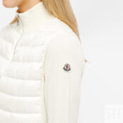 Джемпер Moncler Padded High Neck Cardigan 9B000-18-M1131-030 | White фото 4