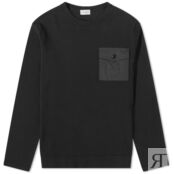 Толстовка Moncler Pocket Crew Sweat 9C000-17-M1367-999 | Black фото 1