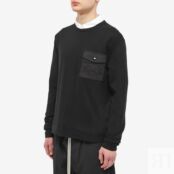 Толстовка Moncler Pocket Crew Sweat 9C000-17-M1367-999 | Black фото 3