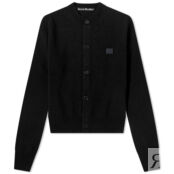 Джемпер Acne Studios Keva Face Slim Fit Cardigan A60280-900 | Black фото 1