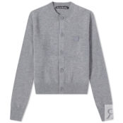 Джемпер Acne Studios Keva Face Slim Fit Cardigan A60280-990 | Grey Melange фото 1