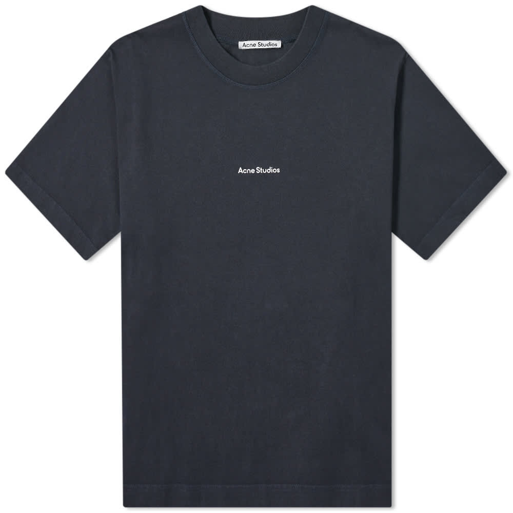 Футболка Acne Studios Logo Tee AL0135-900 | Black фото 1
