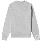 Толстовка AMI Small Heart Crew Sweat BFUSW001-730-055 | Heather Grey фото 2