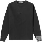 Толстовка Acne Studios Fin Stamp Crew Sweat BI0138-900 | Black фото 1