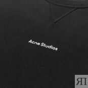 Толстовка Acne Studios Fin Stamp Crew Sweat BI0138-900 | Black фото 2