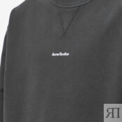 Толстовка Acne Studios Fin Stamp Crew Sweat BI0082-900 | Black фото 2