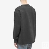 Толстовка Acne Studios Fin Stamp Crew Sweat BI0082-900 | Black фото 4