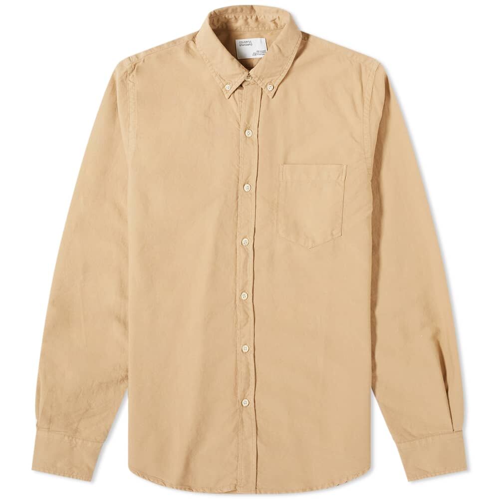 Рубашка Colorful Standard Organic Oxford Shirt CS4002-DKI | Desert Khaki фото 1