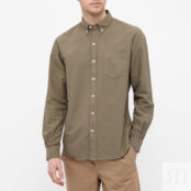 Рубашка Colorful Standard Organic Oxford Shirt CS4002-DOL | Dusty Olive фото 4