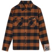 Рубашка Dickies Sacramento Check Flannel Shirt DK0A4XDZBD01 | Brown Duck фото 1