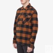 Рубашка Dickies Sacramento Check Flannel Shirt DK0A4XDZBD01 | Brown Duck фото 2