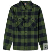 Рубашка Dickies New Sacramento Check Shirt DK0A4XDZPG01 | Pine Green фото 1