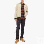 Рубашка Dickies Sacramento Check Flannel Shirt DK0A4XDZBD01 | Brown Duck фото 5