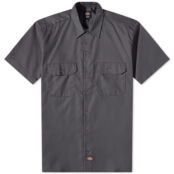 Рубашка Dickies Short Sleeve Work Shirt DK0A4XK7CH01 | Charcaol Grey фото 1