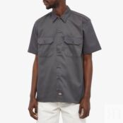 Рубашка Dickies Short Sleeve Work Shirt DK0A4XK7CH01 | Charcaol Grey фото 2