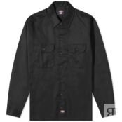 Рубашка Dickies Long Sleeve Work Shirt DK0A4Y26BLK1 | Black фото 1