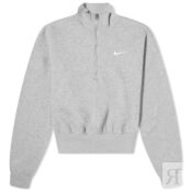 Толстовка Nike Phoenix Fleece Quarter Zip, серый