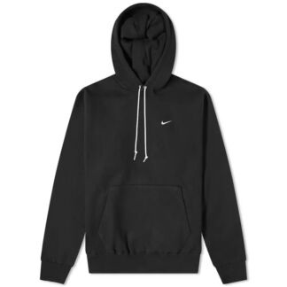 Толстовка Nike Solo Swoosh Fleece, черно-белый