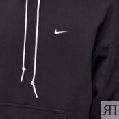 Толстовка Nike Solo Swoosh Fleece, черно-белый DX1355-010 | Black & White фото 2