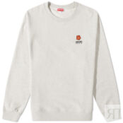 Толстовка Kenzo PARIS Boke Crest Classic Crew Sweat FD55SW4404MF-93 | Pale Grey фото 1