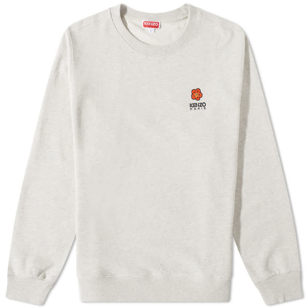 Толстовка Kenzo PARIS Boke Crest Classic Crew Sweat FD55SW4404MF-93 | Pale Grey фото 1