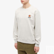 Толстовка Kenzo PARIS Boke Crest Classic Crew Sweat FD55SW4404MF-93 | Pale Grey фото 3