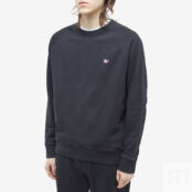 Толстовка Maison Kitsuné Tricolor Fox Patch Clean Sweat FM00322KM0001-P199 | Black фото 3