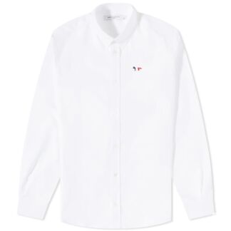 Рубашка Maison Kitsuné Tricolor Fox Patch Classic Shirt