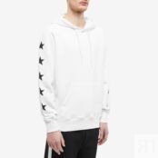 Толстовка Golden Goose Star Alighiero Hoody GMP01224-P000534-10658 | Vintage White & Black фото 3