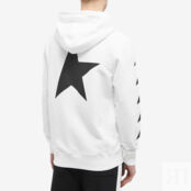 Толстовка Golden Goose Star Alighiero Hoody GMP01224-P000534-10658 | Vintage White & Black фото 4