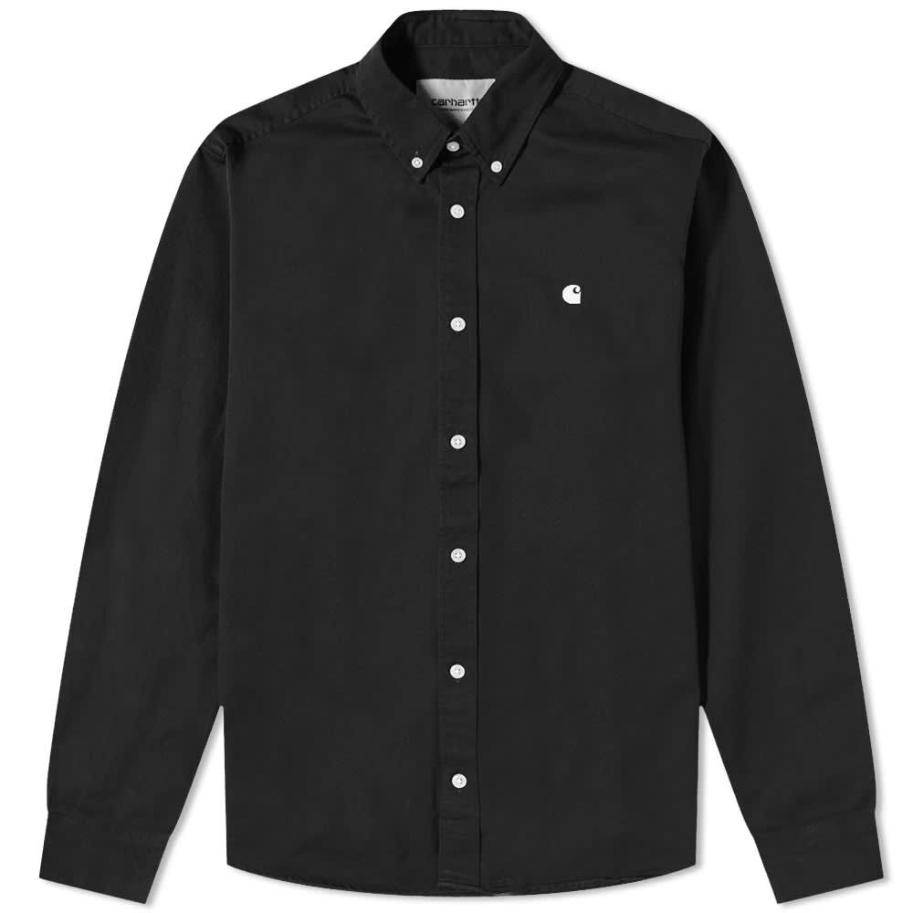 Рубашка Carhartt WIP Madison Shirt I023339-K02XX | Black & Wax фото 1