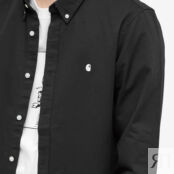 Рубашка Carhartt WIP Madison Shirt I023339-K02XX | Black & Wax фото 2