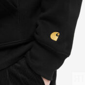 Толстовка Carhartt WIP Hooded Chase Jacket I026385-00FXX | Black & Gold фото 2