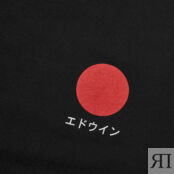 Толстовка Edwin Japanese Sun Crew Sweat I028969-8967 | Black фото 1