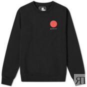 Толстовка Edwin Japanese Sun Crew Sweat I028969-8967 | Black фото 3