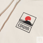 Толстовка Edwin Sunset on MT Fuji Popover Hoody I029284-WHW67 | Whisper White фото 2