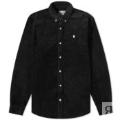 Рубашка Carhartt WIP Madison Cord Shirt I029958-K02XX | Black & Wax фото 3