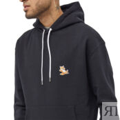 Толстовка Maison Kitsune Chillax Fox Patch Classic Hoody IU00355KM0001-P199 | Black фото 2