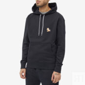 Толстовка Maison Kitsune Chillax Fox Patch Classic Hoody IU00355KM0001-P199 | Black фото 3