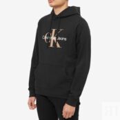 Толстовка Calvin Klein Monologo Hoody J30J3208050GP | Black And Camel фото 3