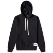 Толстовка Jil Sander Plus Logo Patch Popover Hoody J47GU0105-J20039-001 | Black фото 1