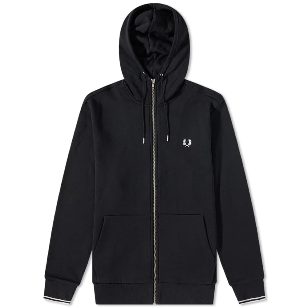 Толстовка Fred Perry Zip Hoody J7536-198 | Black фото 1