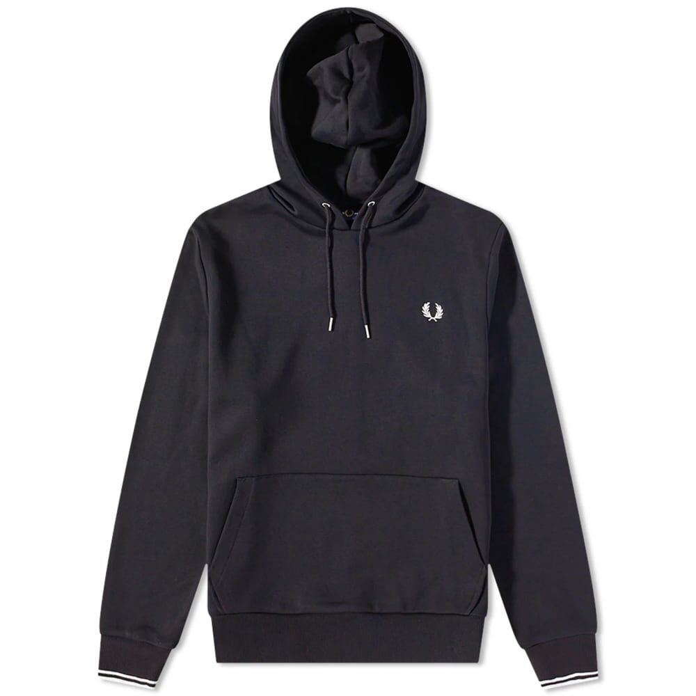 Толстовка Fred Perry Small Logo Popover Hoody M2643-102 | Black фото 1