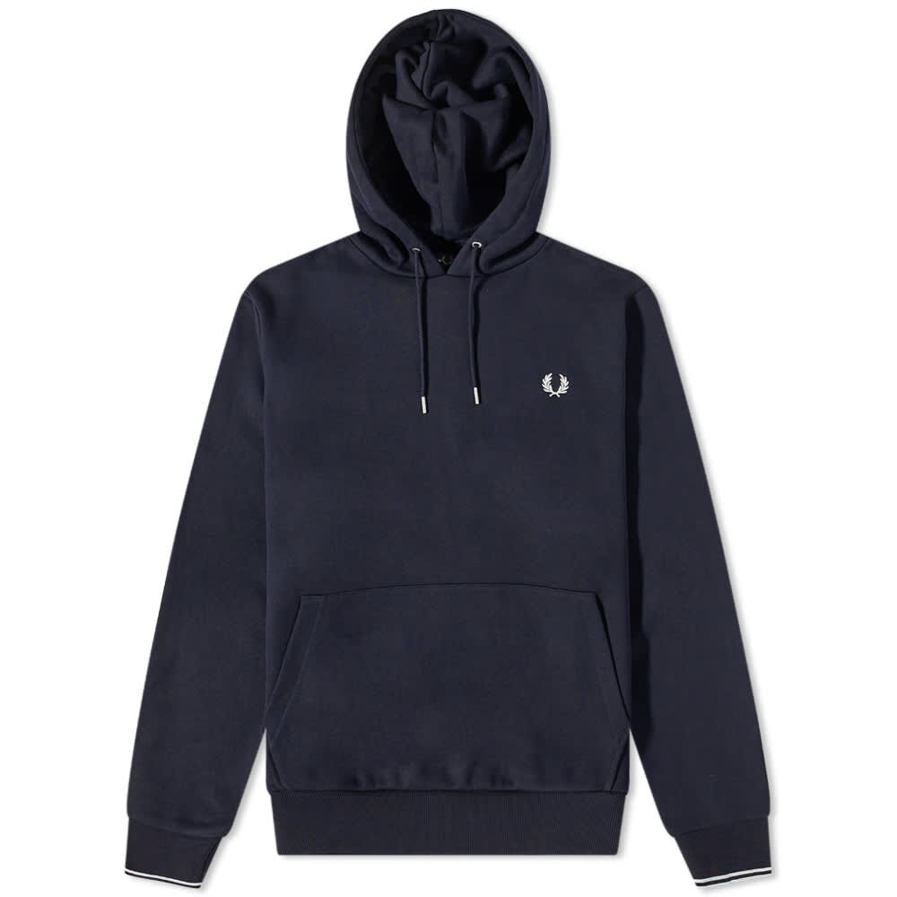 Толстовка Fred Perry Tipped Popover Hoody M2643-248 | Navy фото 1