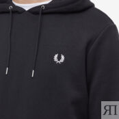 Толстовка Fred Perry Small Logo Popover Hoody M2643-102 | Black фото 2